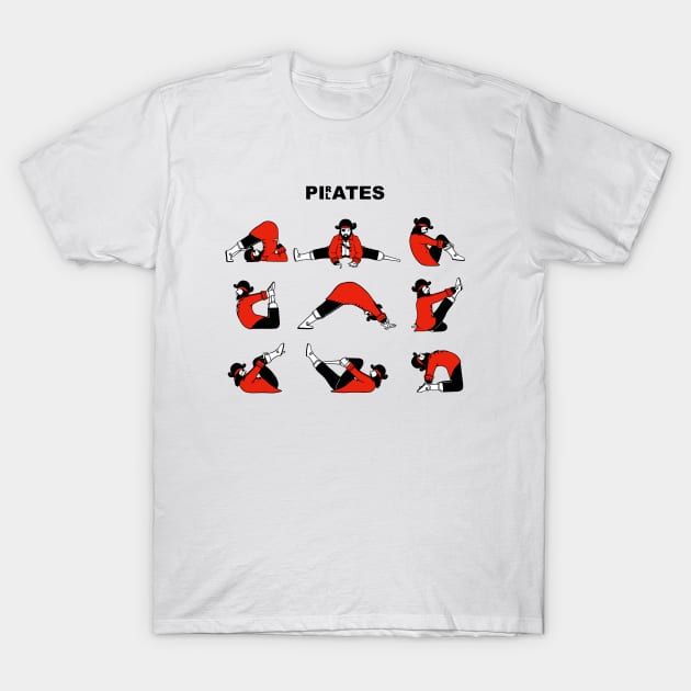 Pirates Pilates T-Shirt by doodldo